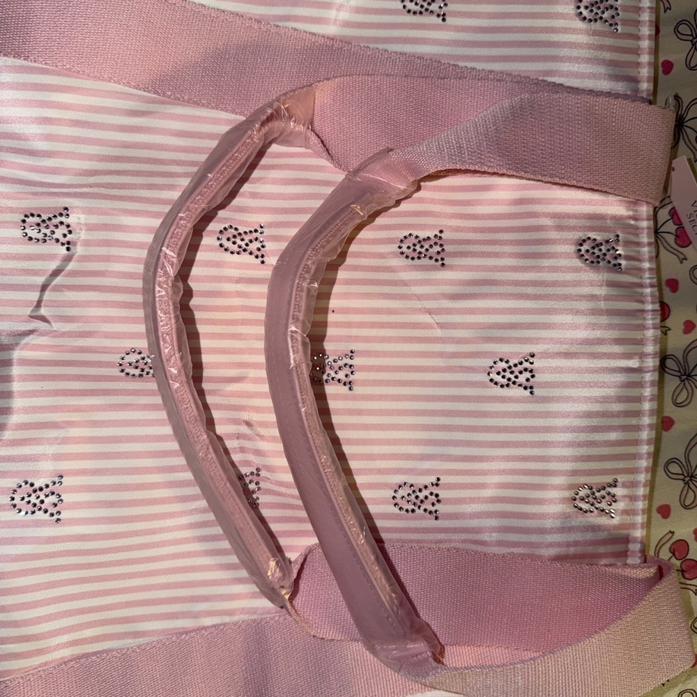 Victoria's Secret Pink and White Tote Bag - Picture 4 of 6